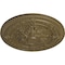 Ekena Millwork Vincent Ceiling Medallion (Fits Canopies up to 6"), Hand-Painted Mississippi Mud, 26"OD x 3"P CM26VIMMF - alternate 2
